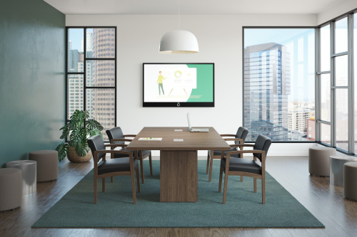 Rectangular Conference with Cube Base (MOSWSXT1055)
