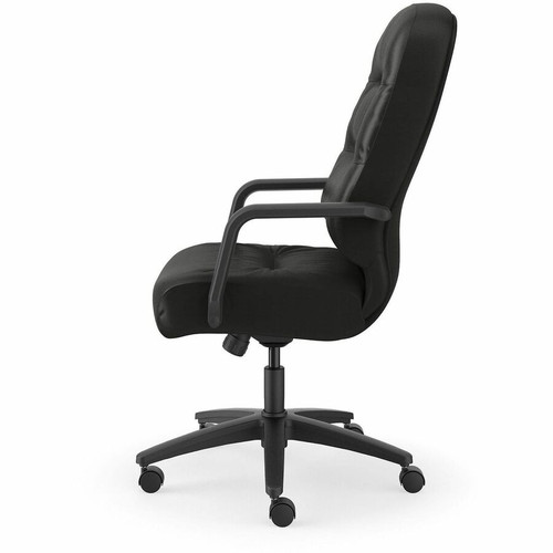 HON Pillow-Soft Executive Chair - Black Seat Color - Leather Seat Material - Fiber Back Material - (HON2091SR11T) HON Pillow-Soft Executive Chair - Black Seat Color - Leather Seat Material - Fiber Back Material - (HON2091SR11T)