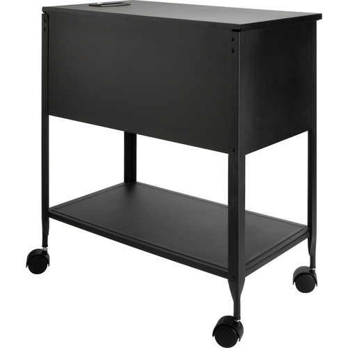 Lorell Standard Mobile File - 4 Casters - 13.50" Width x 24.75" Depth x 28.25" Height - Black - 1 (LLR60177)