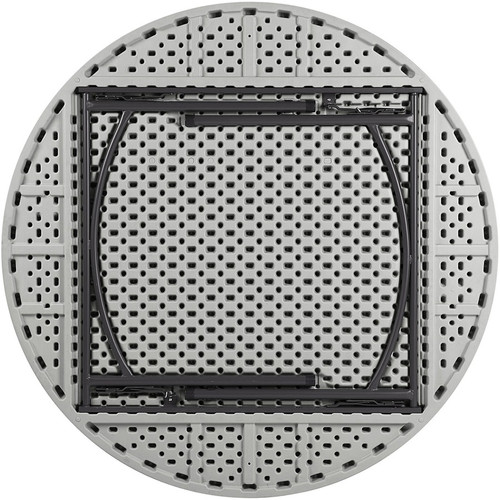 Lorell Ultra-Lite Banquet Folding Table - Round Top - 700 lb Capacity - 60" Table Top Diameter - - (LLR60326)