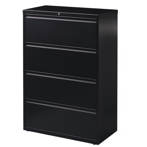 Lorell Fortress Series Lateral File - 36" Width x 18.6" Depth x 52.5" Height - 4 x Drawer(s) for - (LLR60553)