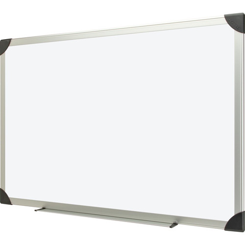 Lorell Dry-erase Board - 72" (6 ft) Width x 48" (4 ft) Height - White Styrene Surface - Aluminum - (LLR55653)