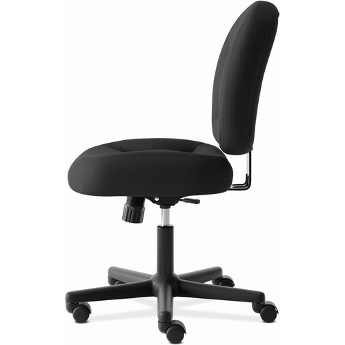 HON VL210 Mesh Low-Back Task Chair - Black - Mesh - 1 Each (BSXVL210MM10)