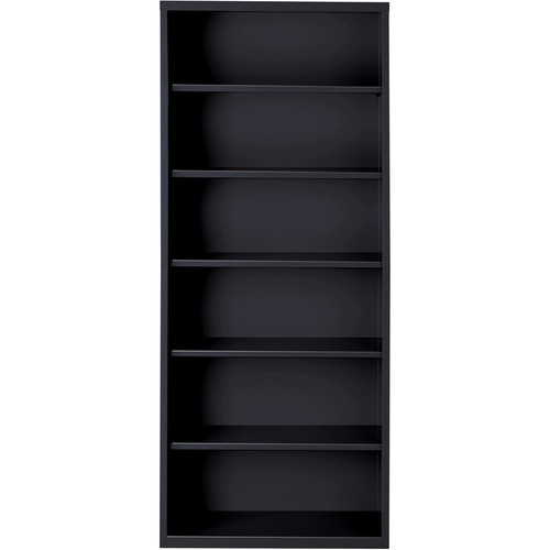 Lorell Fortress Series Bookcase - 34.5" Width x 13" Depth x 82" Height - 6 x Shelf(ves) - Black - - (LLR41294)