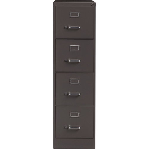 Lorell Fortress Series 26-1/2" Commercial-Grade Vertical File Cabinet - 15" Width x 26.5" Depth x - (LLR60155)
