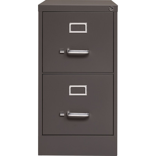 Lorell Fortress Series 26-1/2" Commercial-Grade Vertical File Cabinet - 15" Width x 26.5" Depth x - (LLR60156)