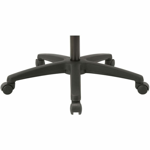 Lorell Executive Upholstered Mid-Back Chair - Black Seat Color - Fabric Seat Material - Black Back (LLR84552)