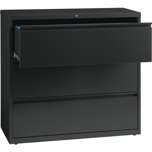Lorell Fortress Series Lateral File - 42" Width x 18.8" Depth x 40.1" Height - 3 x Drawer(s) for - (LLR60405)