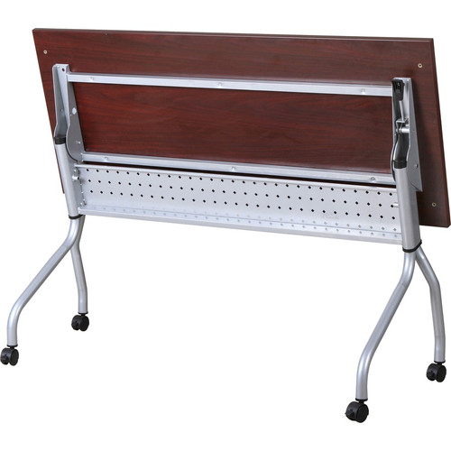Lorell Flip Top Training Table - Rectangle Top - Four Leg Base - 4 Legs - 23.60" Table Top Width x (LLR60718)
