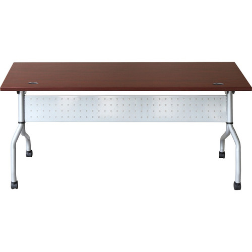 Lorell Flip Top Training Table - Rectangle Top - Four Leg Base - 4 Legs - 23.60" Table Top Width x (LLR60718)