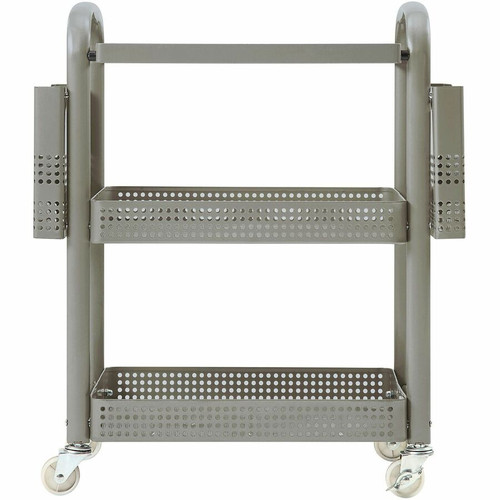 Lorell Mobile File Cart - 12.50" Length x 22.40" Width x 25.25" Height - Metal Frame - Champagne - (LLR45654)