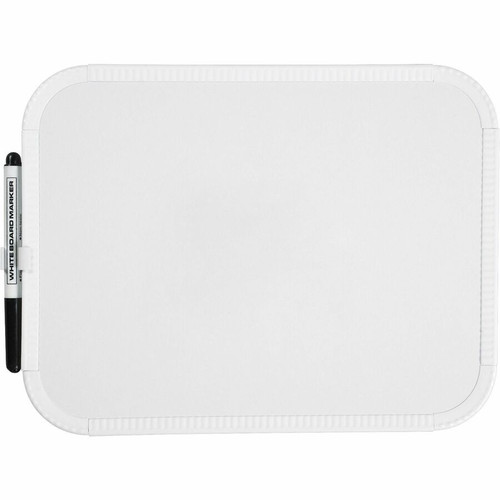 Lorell Personal Whiteboard - 11" (0.9 ft) Width x 8.5" (0.7 ft) Height - White Melamine Surface - - (LLR75620)