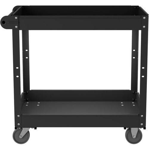 Lorell Utility Cart - 2 Shelf - 400 lb Load Capacity - Steel - 30" Length x 16" Width x 32" Height (LLR59689)