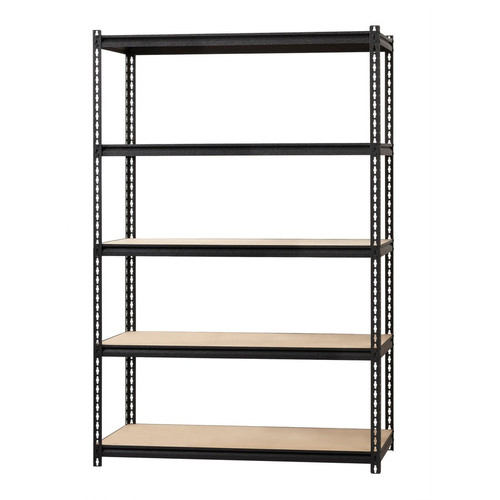 Lorell Iron Horse 2300 lb Capacity Riveted Shelving - 5 Shelf(ves) - 72" Height x 48" Width x 18" - (LLR59698)
