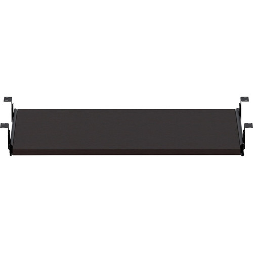 Lorell Universal Keyboard Tray - 0.8" Height x 26" Width x 15" Depth - Finish: Espresso - 1 Each (LLR18225)