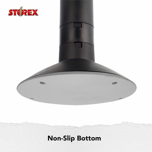 Storex Wiggle Stool - Black - 1 / Carton (STX00300U01C)