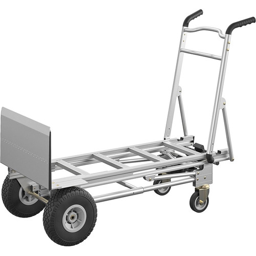Cosco 3-in-1 Assist Series Hand Truck - 1000 lb Load Capacity - 4 Casters - Aluminum - 19" Width x (CSC12312ABL1E)