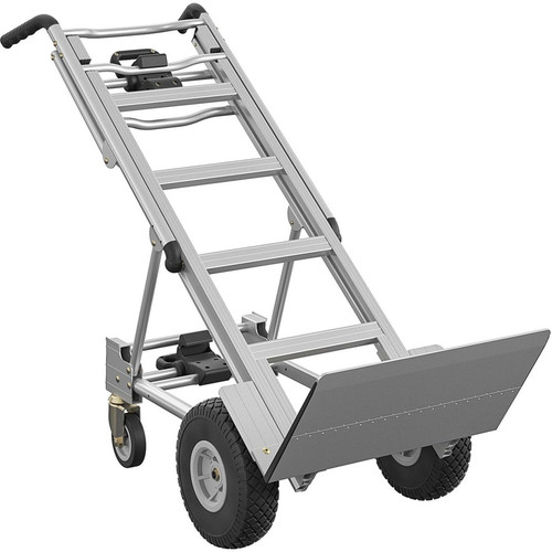 Cosco 3-in-1 Assist Series Hand Truck - 1000 lb Load Capacity - 4 Casters - Aluminum - 19" Width x (CSC12312ABL1E)
