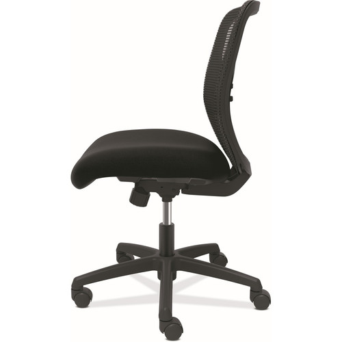 HON Gateway Chair - Fabric Seat Material - Black Back Color - Mesh Back Material - Black Frame - - (HONGVNMZ1ACCF10)