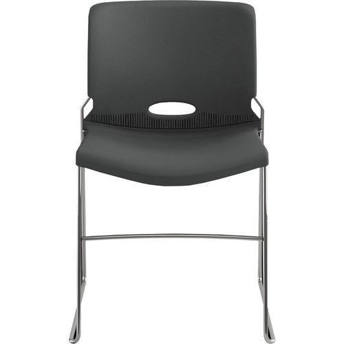 HON Olson Chair - Plastic Seat Material - Lava Back Color - Plastic Back Material - Chrome Frame - (HON4041LA)