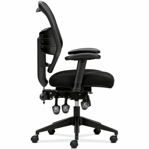 HON Prominent Task Chair - Black Seat Color - Mesh, Polyester Seat Material - Black Back Color - - (BSXVL532MM10)