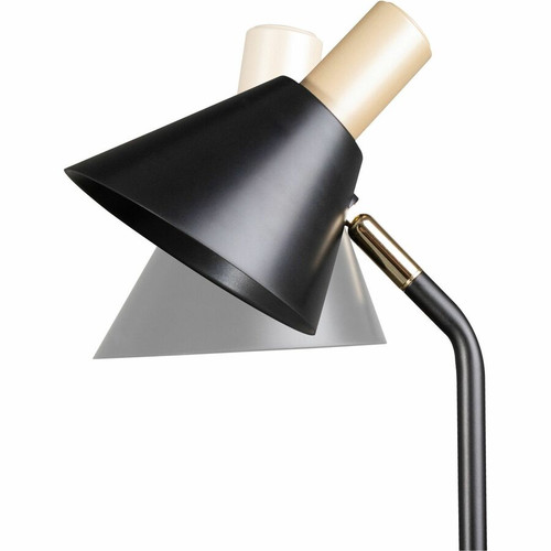 OttLite Merge LED Desk Lamp - LED Bulb - ClearSun LED, Adjustable Brightness, USB Charging, Qi - - (OTTCS7QAK1W)