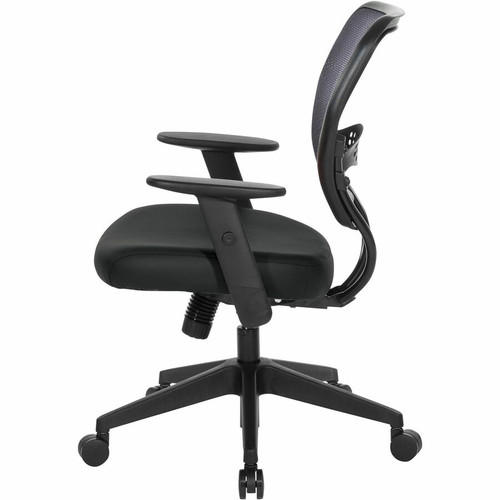 Office Star 5500 Dillon Back & Seat Managers Chair - Black Seat Color - Vinyl Seat Material - Black (OSP5500DR107)