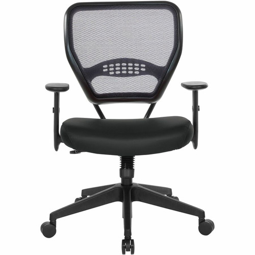 Office Star 5500 Dillon Back & Seat Managers Chair - Black Seat Color - Vinyl Seat Material - Black (OSP5500DR107)