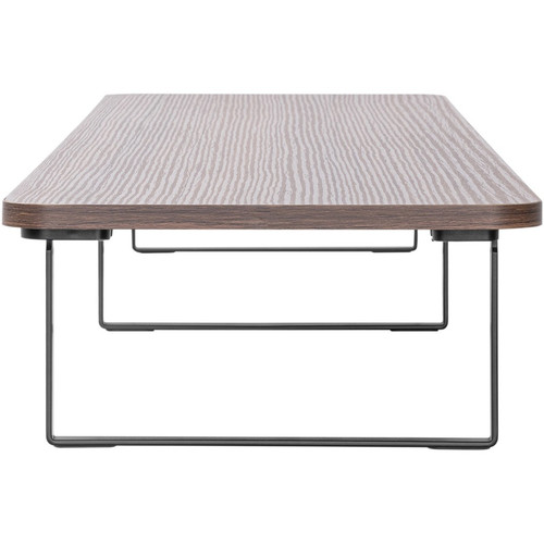 Lorell Quick-Install Monitor Laptop Riser - 4.80" Height x 39.40" Width x 10.20" Depth - Powder - - (LLR99557)