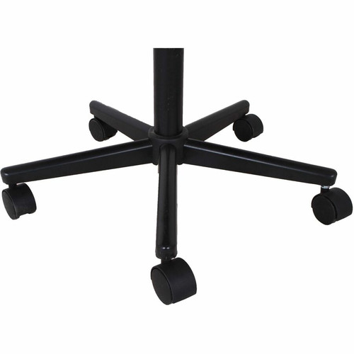 NuSparc Armless Task Chair - Fabric Seat Material - Black - 1 Each (NPRCH302MNBK)