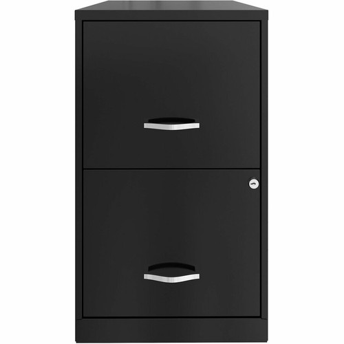 NuSparc File Cabinet - 14.2" Width x 18" Depth x 24.5" Height - 2 x Drawer(s) for File - Letter - - (NPRVF218AABK)