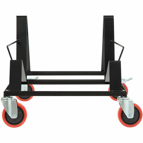 Lorell Stack Chair Steel Dolly - 4 Casters - Powder Coated Steel - 24.20" Width x 25.60" Depth x - (LLR62538)