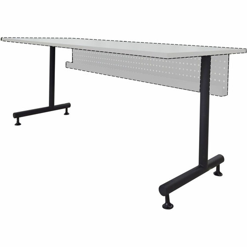 Lorell Invent Training Table Components - Black C-leg Base - 2 Legs - 28.50" Height x 5" Width x - (LLR60801)