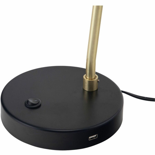 Victory Light Adjustable LED Lamp - 20" Height x 7.9" Width - 10 W LED Bulb - USB Powered, Shade, - (VLUV210815HB)