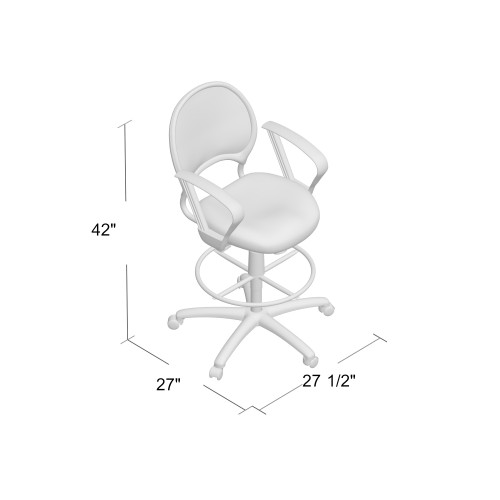 Boss Mesh Drafting Stool W/ Loop Arms Boss Mesh Drafting Stool W/ Loop Arms