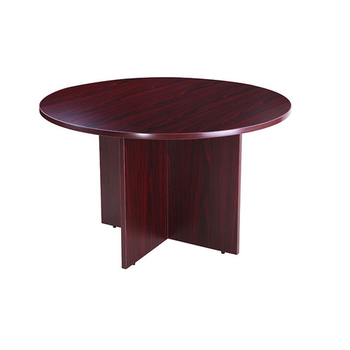 Boss 42" Round Table, Mahogany (N127-M)