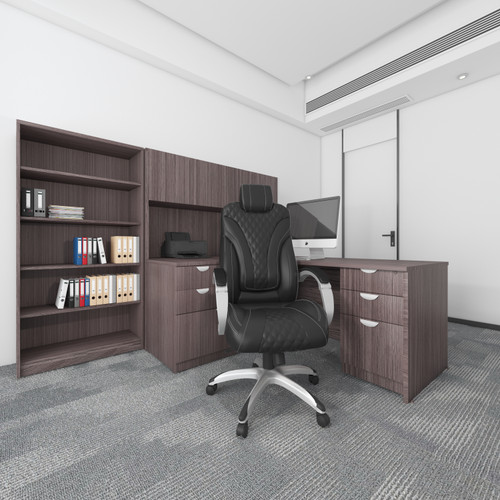 Boss Executive Hinged Arm Chair - Black (B8871-BK) Boss Executive Hinged Arm Chair - Black (B8871-BK)