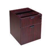 Boss 2 Hanging Pedestal - 3/4 Box/File , Mahogany (N108-M)