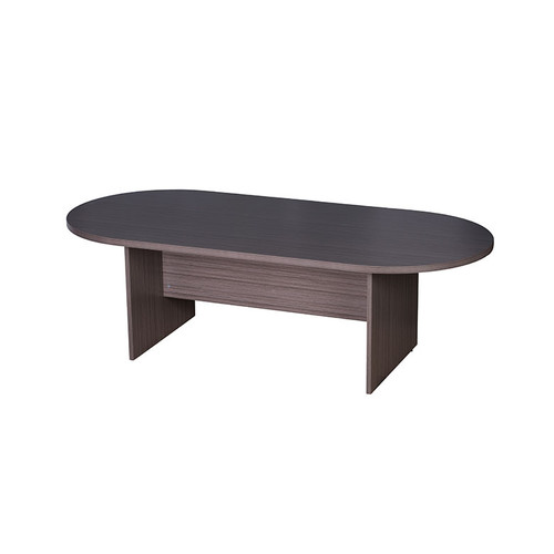 Boss 71W X 35D Race Track Conference Table, Driftwood (N135-DW)