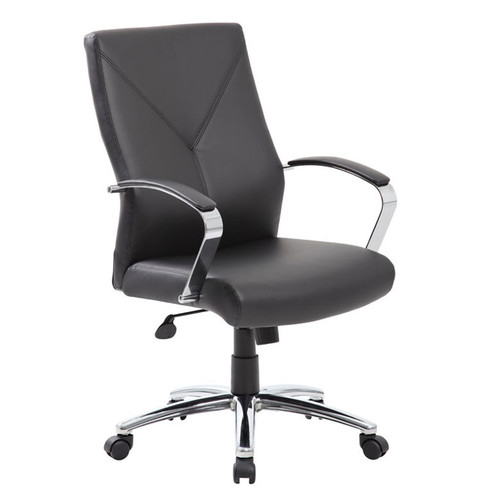 Boss LeatherPlus Executive Chair (B10101-BK)