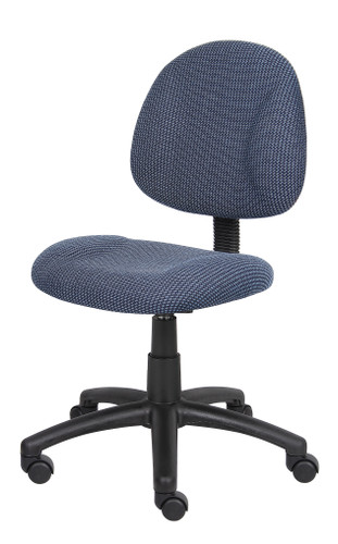 Boss Blue  Deluxe Posture Chair (B315-BE)
