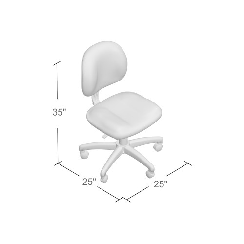 Boss Black  Deluxe Posture Chair (B315-BK)