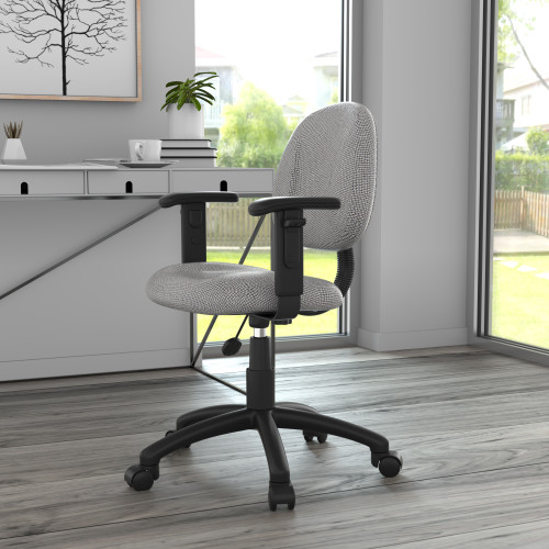 Boss Grey  Deluxe Posture Chair (B315-GY)