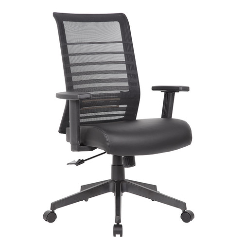 Boss Mesh and Antimicrobial Task Chair (B6566AM-BK)