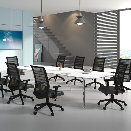 Boss Mesh and Antimicrobial Task Chair (B6566AM-BK)