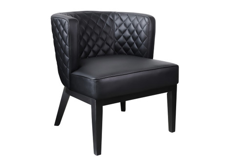 Boss Ava Quilted guest, accent or dining chair - Black (B529QBK-BK) Boss Ava Quilted guest, accent or dining chair - Black (B529QBK-BK)