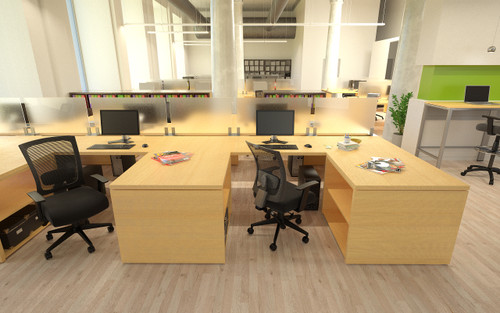 Boss Contract Mesh Back Task Chair (B6716-BK)