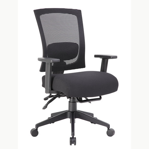 Boss Contract Mesh Back Task Chair w/ Seat Slider (B6716-SS-BK)