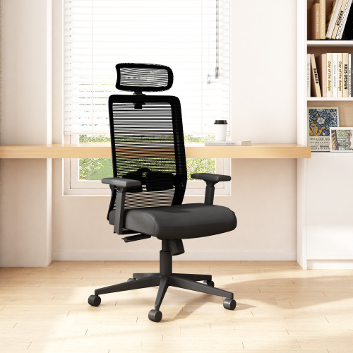 Boss Mesh Task Chair w/Headrest (B6036-HR)