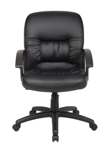 Boss Mid Back LeatherPlus Chair (B7306)